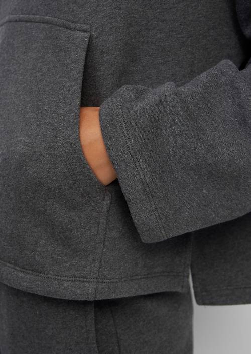 Hooded sweatshirt deep stone melange - Product image 2