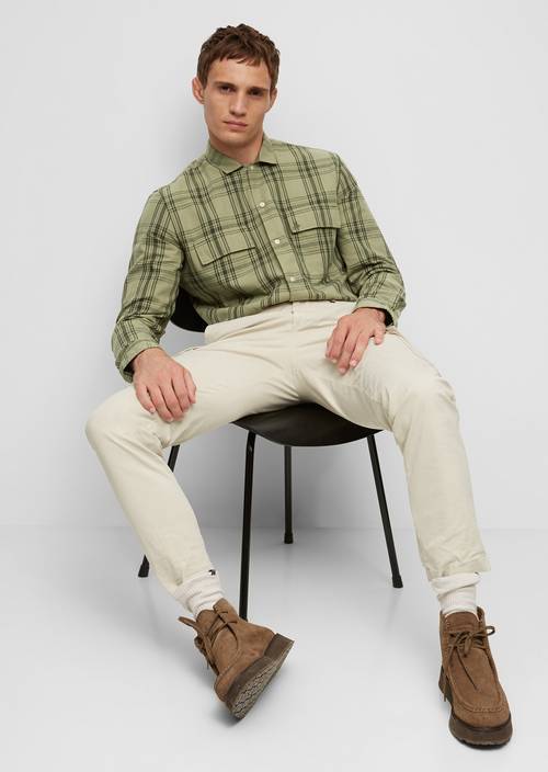 Overhemd met lange mouwen regular multi/avery green - Product afbeelding 1