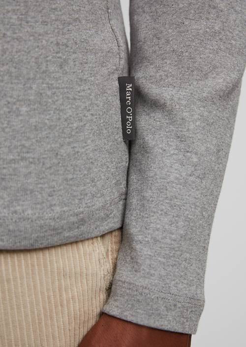 Shirt met lange mouwen grey melange - Product afbeelding 2