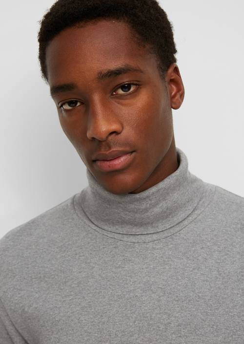 Shirt met lange mouwen grey melange - Product afbeelding 1