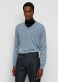 トップス MADISONBLUE / WOOL V-NECK PULLOVER MADISON BLUE 23AW LOOSE V NECK PO KNIT SWEATER MB234-8017