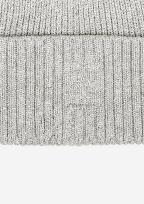 Strick-Mütze light grey melange - Produkt Bild 2