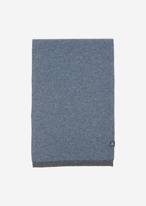 Szal multi/grey melange w widoku z przodu