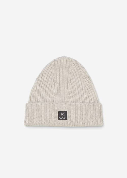 Strickmütze linen white - Produkt Bild 1