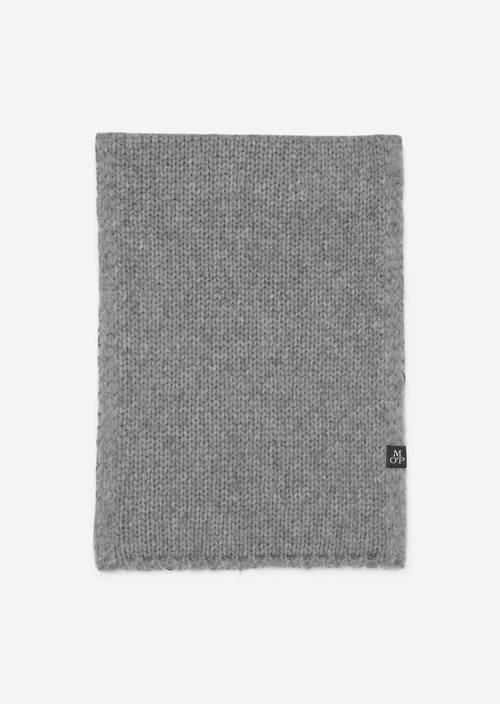 Strickschal nordic grey melange in Frontalansicht