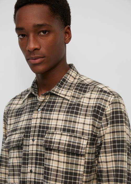 Langarm-Hemd regular multi/casabella brown - Produkt Bild 2