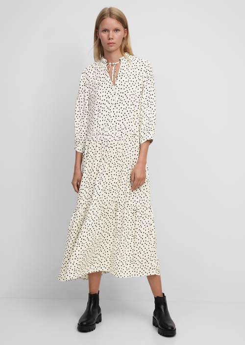 Stufenkleid multi/pistacchio shell in Frontalansicht