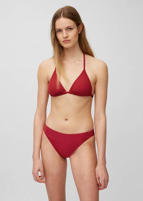 Triangle-Bikini dunkelrot - Produkt Bild 1