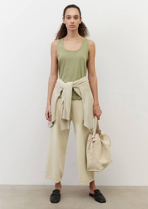 Jersey top hazy forest in front view