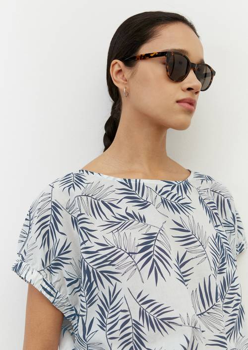 Cropped blouse top multi in detail view