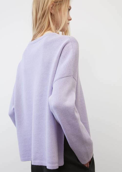 Oversize-Pullover im Cape-Stil lavender field in Detailansicht
