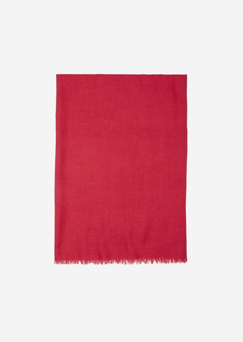 Écharpe douce blooming fuchsia en vue de face