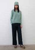 ANDREA&Co. BOUCLE KNIT TOPS カーキ　Sサイズ BOUCLE KNIT TOPS – ANDREA&Co.