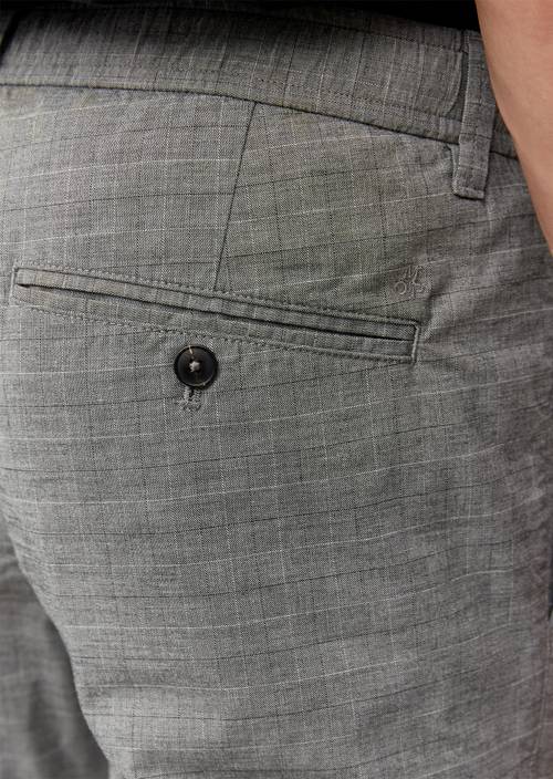 Chino model STIG JOGGER multi/ moonless sky in detailaanzicht