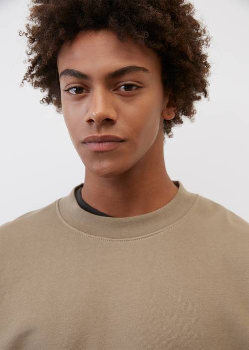 Sweat-shirt oversize soft mocca en vue détaillée