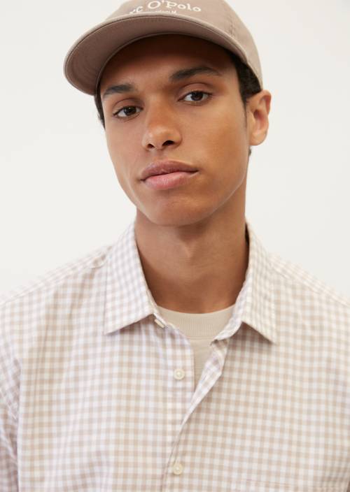 Langarm-Hemd regular multi/ natural in Detailansicht