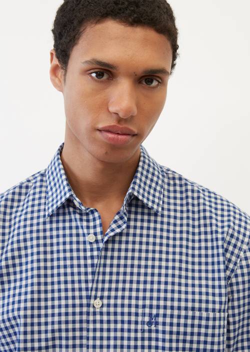 Langarm-Hemd regular multi/ total eclipse in Detailansicht