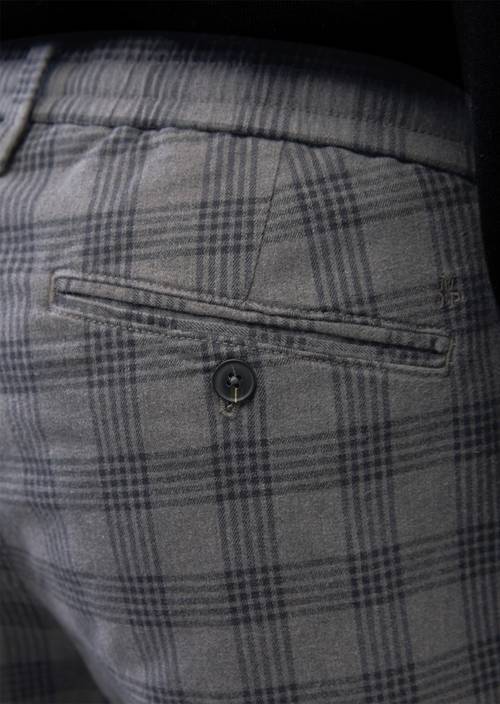 STIG JOGGER shaped chinos multi/ graphite grey melange in detail view