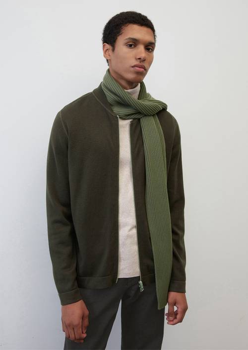 Zip-Cardigan relaxed midnight oil in Frontalansicht