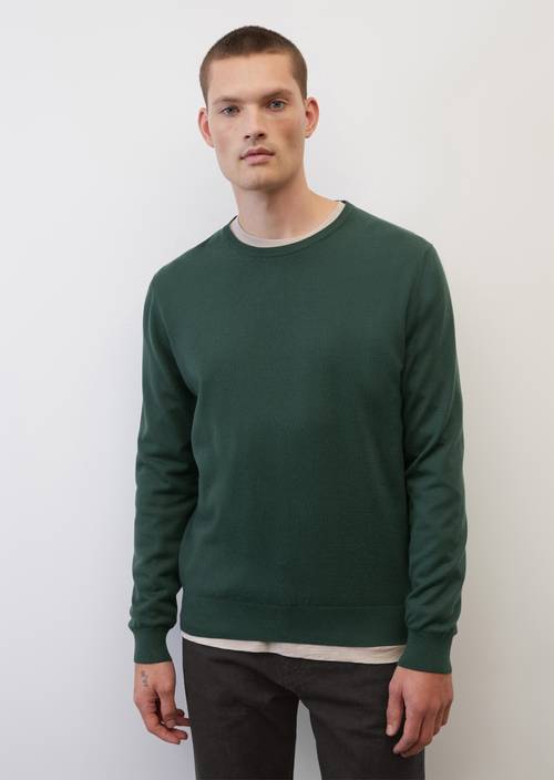 Crew Neck Marco Polo Herren Pullover Merinowolle Rundhals Pullover