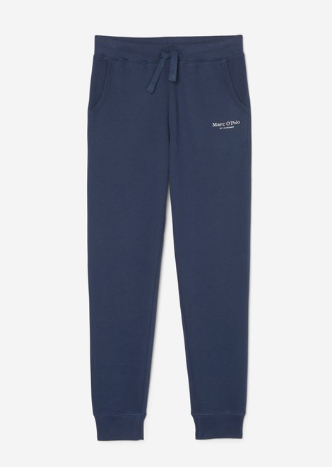 Marc O'Polo Teens Unisex joggingbroek, blauw, 140, 100% Katoen