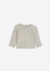 Marc O'Polo Unisex-Babys Cardigan, Unisex, Greige Mel., 62, 100% Baumwolle