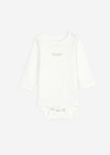 Marc O'Polo Babys-Unisex Body, Unisex, weiss Cotton, 62, 100% Baumwolle