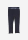 Marc O'Polo Kids-Girls Thermoleggings, Damen, blau, 104/110, 65% Polyester, 30% Baumwolle, 5% Elasthan