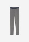 Marc O'Polo Kids-Girls Thermoleggings, Damen, grau, 128/134, 65% Polyester, 30% Baumwolle, 5% Elasthan