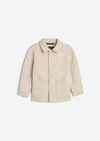 Marc O'Polo Kids-Boys Overhemd, Heren, beige, 92/98, 57% Katoen, 40% Polyester, 3% Elasthaan