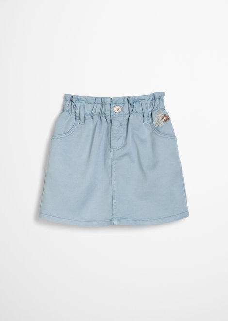 Marc O'Polo Kids-Girls Jeansrock, Damen, blau, 92, 98% Baumwolle, 2% Elasthan