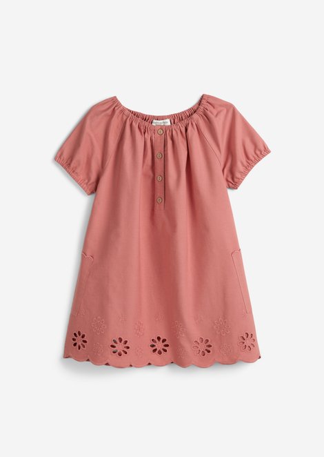 Marc O'Polo Kids-Girls Kleid, Damen, rot, 128--34, 100% Baumwolle