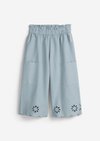 Marc O'Polo Kids-Girls Culotte, Damen, blau, 128/134, 100% Baumwolle