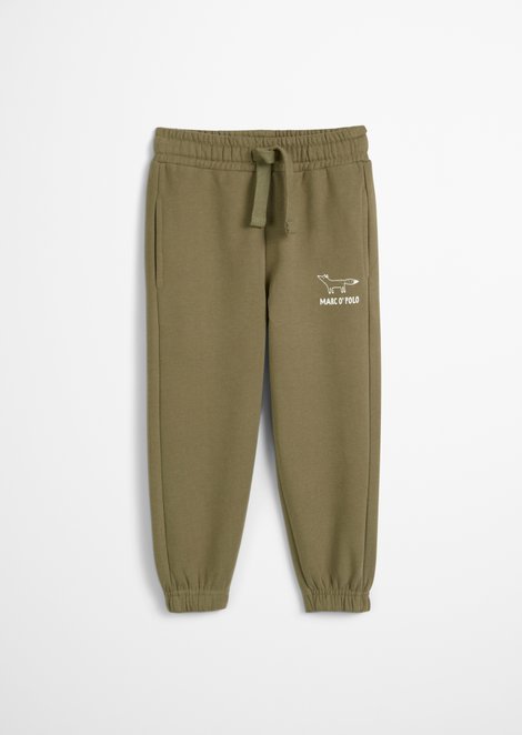Marc O'Polo Kids-Boys joggingbroek, Heren, groen, 116_-_122, 100% Katoen