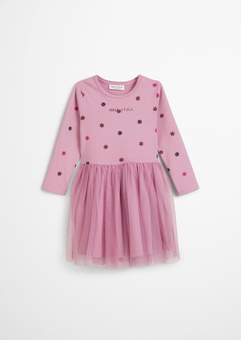 Marc O'Polo Kids-Girls Jerseykleid, Damen, rosa, 92---98, 100% Baumwolle