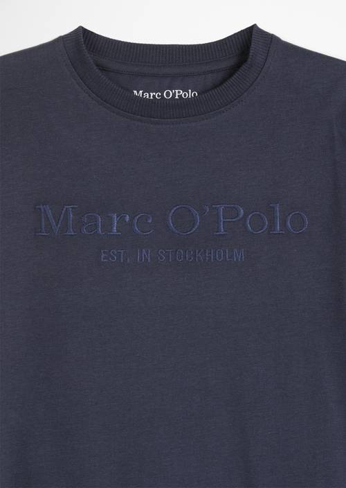 KIDS-BOYS T-shirt DARK NAVY in detailaanzicht