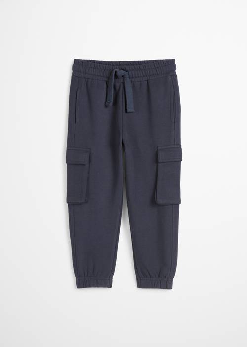 KIDS-BOYS joggingbroek DARK NAVY in vooraanzicht