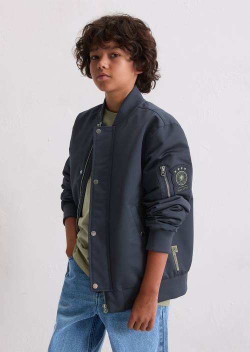 TEENS-BOYS blouson with Marc O'Polo x DFB logo label blue