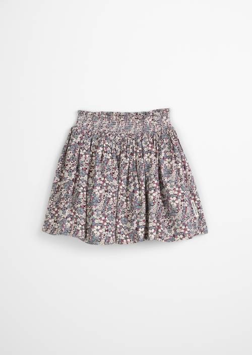 rok kinderen-meisjes CALM BLUE AOP in vooraanzicht