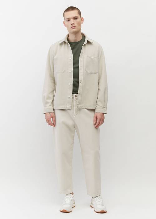 Tapered BJARNE jeans greyish sand in vista frontale