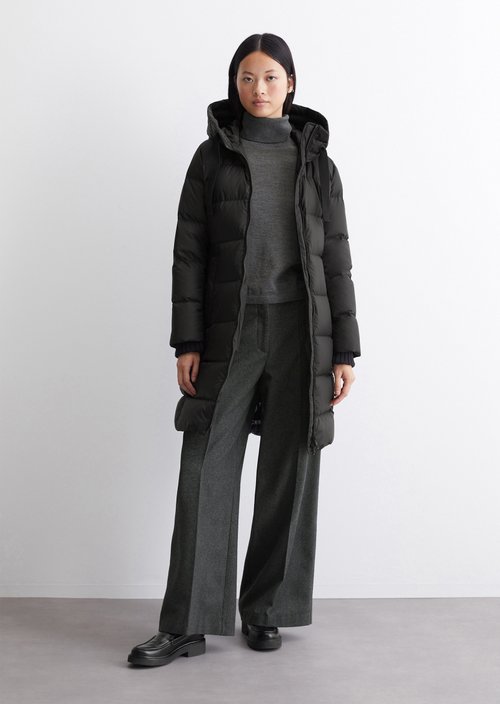 Polo Damen Marc O Polo Daunenmantel Schwarz 36 Marco Polo