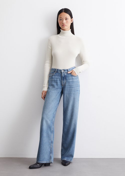 Vaquero Lavado Azul Para Mujer | Sandro Paris