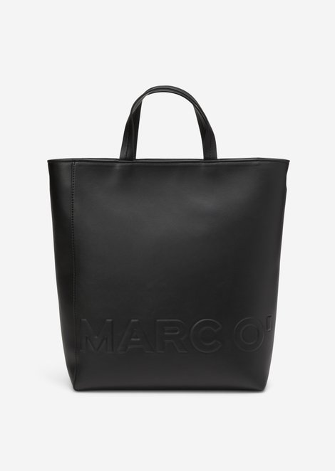 Marc O'Polo Kleine shopper, Dames, zwart, , 58% Polyester, 37% Polyurethaan, 5% Andere vezels