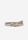 Marc O'Polo Gürtel, Damen, grau, Gr. 85, 100% Leder