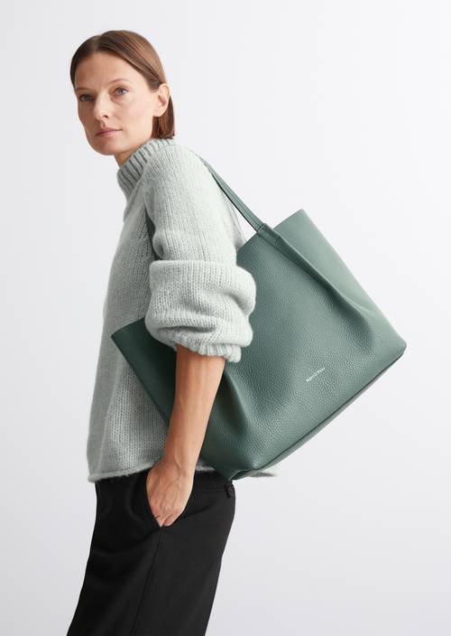 Tote Bag Tasche Wildleder Grau Tote Bag Liebeskind Tasche