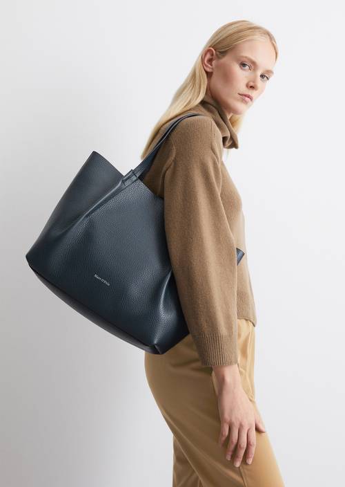 Beuteltasche Marco Polo Shopping Bag Marco Polo Tasche Schwarz