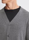 Regular cardigan made from an organic cotton-wool blend Regular cardigan made from an organic cotton-wool blend