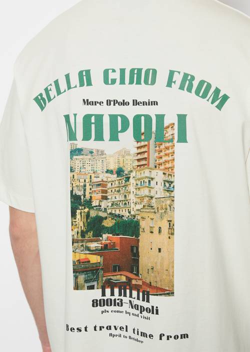 T-Shirt oversized Offwhite in Detailansicht