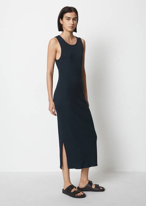 Sukienka dżersejowa slim Navy Teal w widoku z przodu