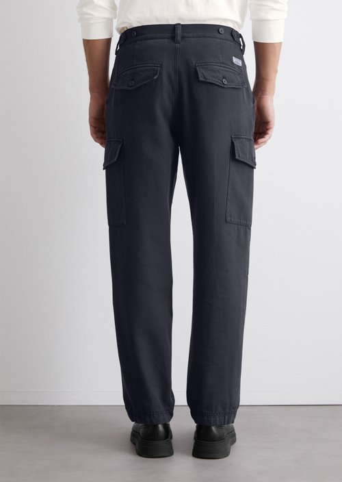 Cargo pants tapered — True Navy